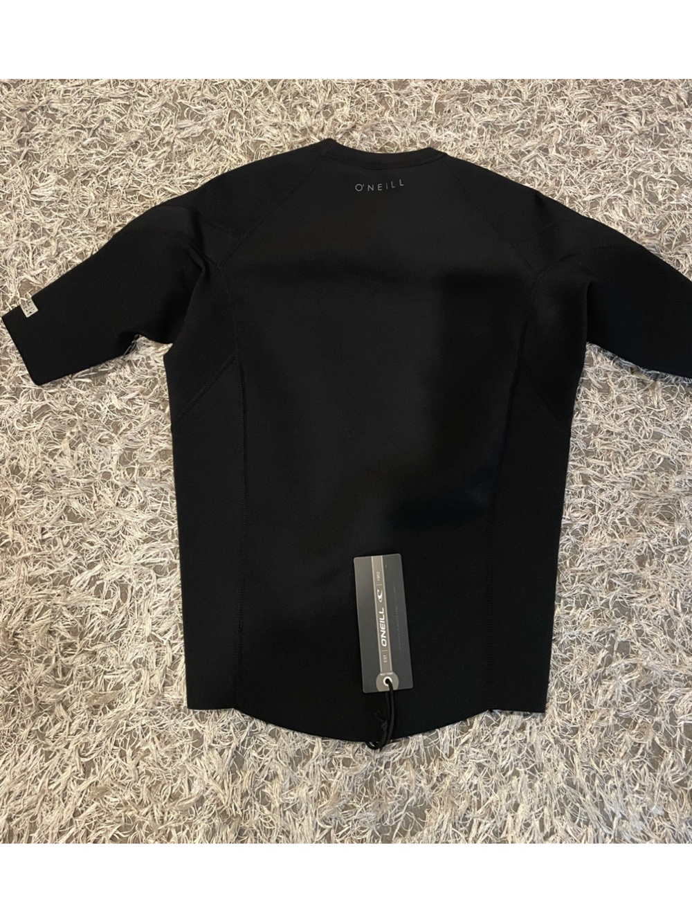 O'Neill Black Short Sleeve Surf Top